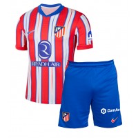 Atletico Madrid Alexander Sorloth #9 Domáci Detský futbalový dres 2024-25 Krátky Rukáv (+ trenírky)